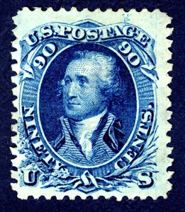 90c Washington F Grill single by National Bank Note Company