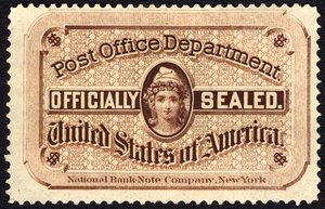 Post Office Seal, 1877 by National Bank Note Company