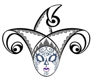 Jester Mask, 2023 by Neale Osborne