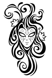 Decorative Venetian Mask by Neale Osborne