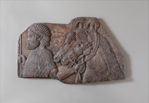 Foreign Groom in a Tributary Procession, c.721-05 B.C. by Neo Assyrian Neo Assyrian