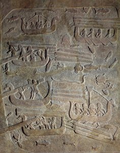 Mesopotamia in the Neo-Assyrian Era: Naval Expedition, Transport of Wood from Lebanon by Neo Assyrian Neo Assyrian