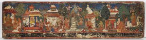 Buddhist manuscript cover by Nepalese School