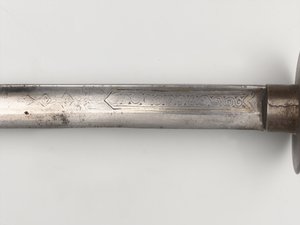 Kora sword and scabbard