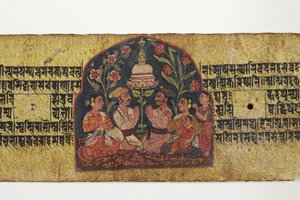 Worship of a Stupa