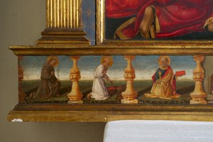 Detail from Coronation of the Virgin by Neri di Bicci
