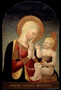 Madonna and Child with Pomegranate by Neri di Bicci