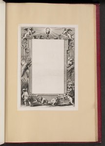Border Illustration with Putti Harvesting Offerings to God by Netherlandish 17th Century
