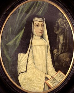 Mary Barbara Huddleston in the habit of a nun of the order of Augustinian Canonesses at the English Convent in Bruges