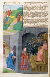 Orpheus and Eurydice, Cerberus and Pluto, from Metamorphoses 10 by Ovid by Netherlandish School