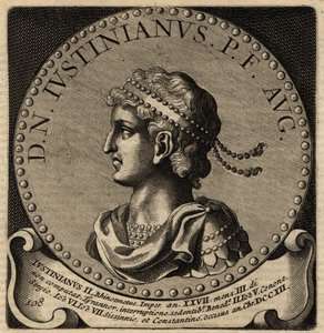 Portrait of Byzantine Emperor Justinian II by Netherlandish School