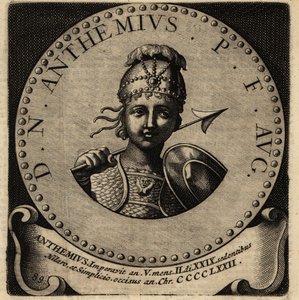 Portrait of Roman Emperor Anthemius by Netherlandish School