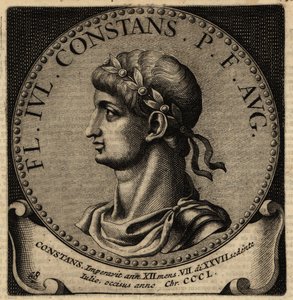 Portrait of Roman Emperor Constans I by Netherlandish School