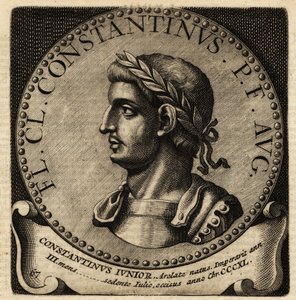 Portrait of Roman Emperor Constantine II by Netherlandish School