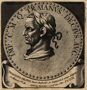 Portrait of Roman Emperor Decius by Netherlandish School