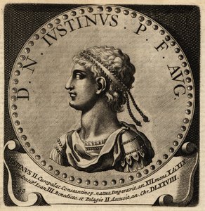 Portrait of Roman Emperor Justin II by Netherlandish School
