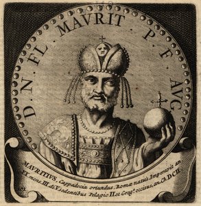 Portrait of Roman Emperor Maurice by Netherlandish School