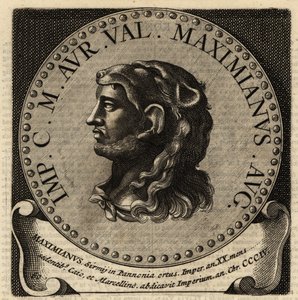 Portrait of Roman Emperor Maximian by Netherlandish School