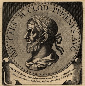 Portrait of Roman Emperor Pupienus by Netherlandish School