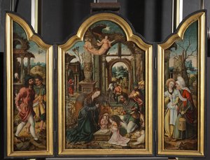 Triptych - Adoration of the Shepherds, 1535