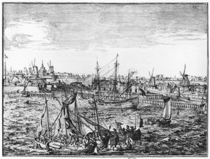 View of Rotterdam by Netherlandish School