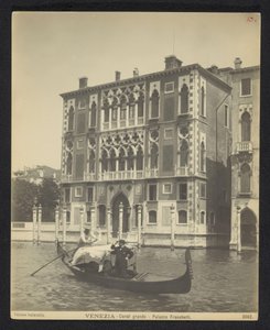Exterior of the Palazzo Cavalli-Franchetti in Venice