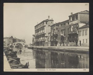 View of a Canal in Venice