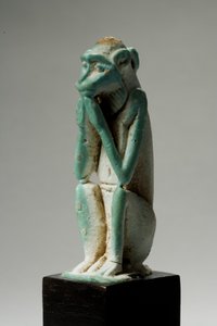 Amulet of a Monkey, 18th-19th Dynasty, 1540-1186 BC