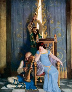 King Mark Slew the Noble Knight Sir Tristram as he Sat Harping before his Lady La Belle Isolde