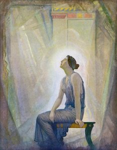 Odyssey: The Mourning Penelope by Newell Convers (after) Wyeth