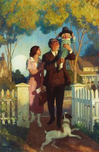 Arriving Home by Newell Convers Wyeth