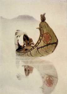 Frontispiece from The Song of Hiawatha by Henry Wadsworth Longfellow by Newell Convers Wyeth