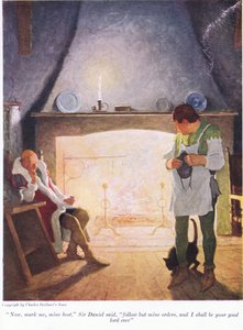 Now Mark Me Mine Host Sir Donald Said, Follow But Mine Orders and I Shall Be Your Good Lord Ever by Newell Convers Wyeth