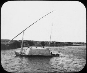 A Laden Dahabiyeh, Egypt by Newton and Co