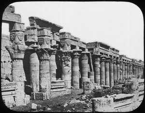 Colonnade, Philae Temple, Egypt, c1890