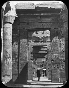 Temple entrance, Kom Ombo, Egypt, c1890