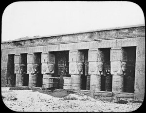 Temple of Hathor, Dendera, Egypt, c1890