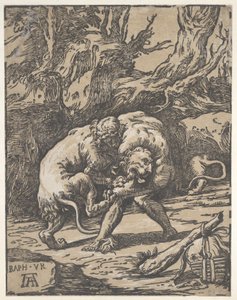 Hercules and the Nemean Lion, 1540-50