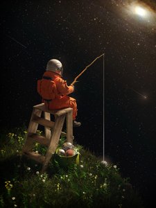 Cosmic Fishing Dream