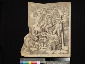 Scene from The Last Judgment by Nicholas Beatrizet