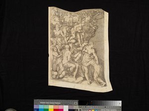 Scene from The Last Judgment by Nicholas Beatrizet