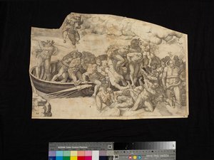 Scene from The Last Judgment by Nicholas Beatrizet