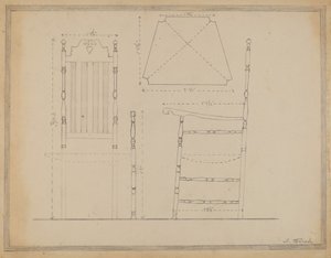 Drawing of Chair by Nicholas Gorid