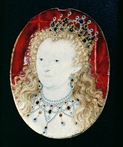 Miniature of Queen Elizabeth I by Nicholas Hilliard