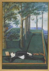 Portrait of a Reclining Nobleman in a Grown Garden; Portrait of Henry Percy, 9th Earl of Northumberland