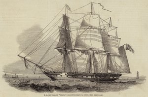 H M New Frigate Thetis by Nicholas Matthews Condy