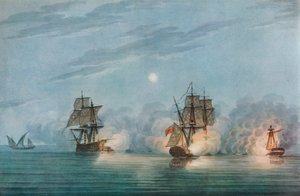 Capture of the Badere-I-Zaffér by Nicholas Pocock