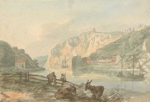 Hotwells from Rownham Ferry by Nicholas Pocock