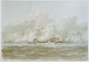 The Battle of the Glorious First of June by Nicholas Pocock