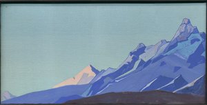 Himalayas, Evening by Nicholas Roerich